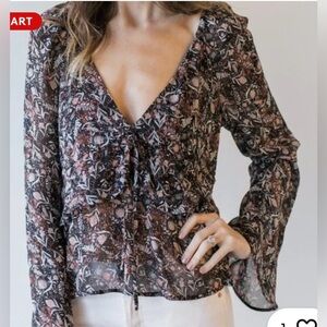Free People Uptown Blouse. Size Large. VGUC!
